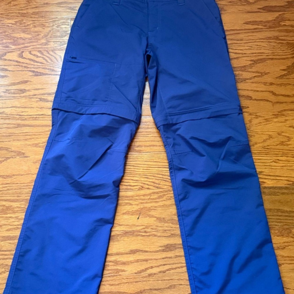 Gander Mountain Convertible Hiking Pants Womens‎ Sz 4R Purple Cargo EUC
